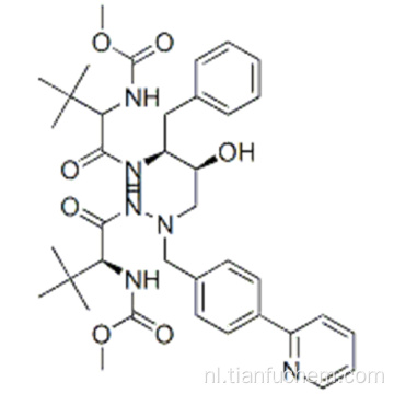 2,5,6,10,13-Pentaazatetradecanedioicacid, 3,12-bis (1,1-dimethylethyl) -8-hydroxy-4,11-dioxo-9- (fenylmethyl) -6 - [[4- (2- pyridinyl) fenyl] methyl] -, 1,14-dimethylester, (57193463,3S, 8S, 9S, 12S) CAS 198904-31-3